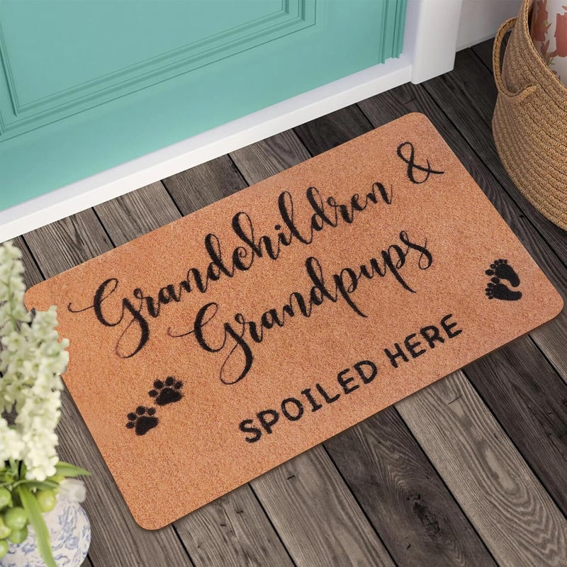 PLUJOYS Grandma Gifts,Christmas Nana Gifts for Grandma,Gifts for Grandparents,Grandpa Gifts Birthday Gifts,Gigi Grandma Gifts from Granddaughter Grandchildren Grandson Grankids,Doormats Home Decor - Image 4